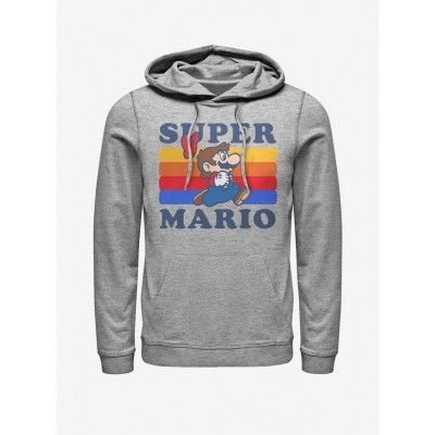 Nintendo Retro Themed Running Hoodie - Grey Men's Size