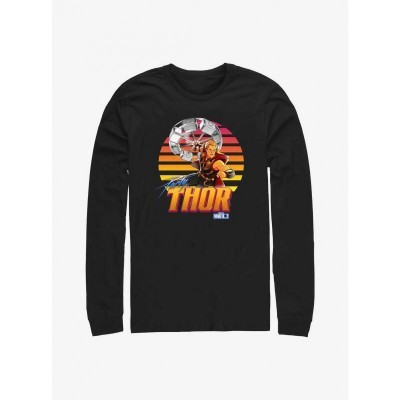 Marvel Party Coaster Long Sleeve T-Shirt - Black Men's
