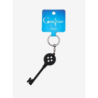 Coraline Other World Metal Keychain - 4" Long, Imported