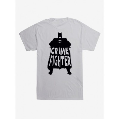 Batman Crime Fighter T-Shirt by DC Comics, Men's 100% Cotton Comfort