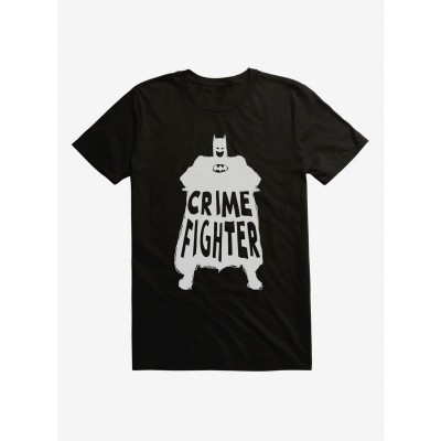 Batman Crime Fighter T-Shirt by DC Comics, Men's 100% Cotton Comfort