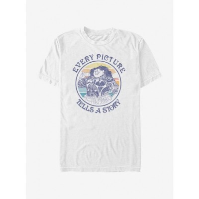 Disney Moana T-Shirt with Pua Design - White Men's Size