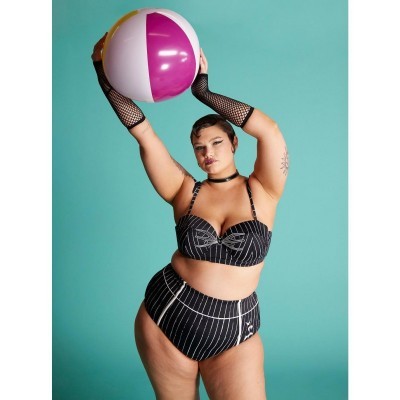 The Nightmare Before Christmas Jack Skellington Plus Size Swim Top