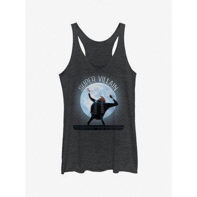 Despicable Me Gru Supervillain Moon Tank Top for Women - Black