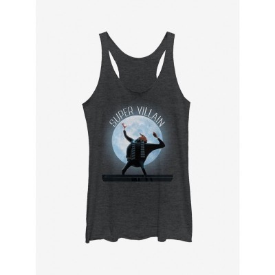 Despicable Me Gru Supervillain Moon Tank Top for Women - Black