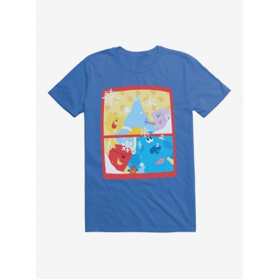 Blue's Clues Snowfall Lightweight Cotton Men's T-Shirt