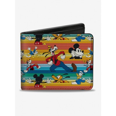 Disney Mickey Mouse Friends Vegan Leather Bifold Wallet