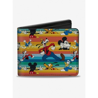 Disney Mickey Mouse Friends Vegan Leather Bifold Wallet