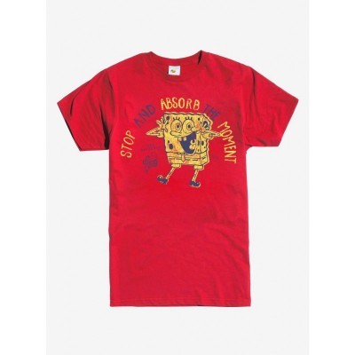 SpongeBob SquarePants Absorbent T-Shirt - Men's Red