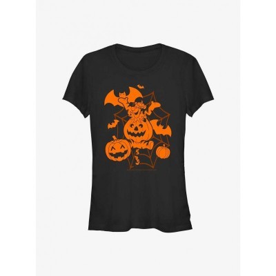Disney Winnie The Pooh Tigger Girls Lightweight T-Shirt - Black