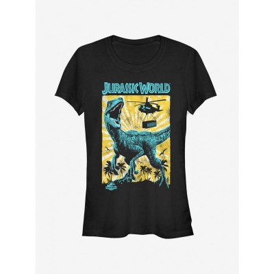 Jurassic World Fallen Kingdom Adventure T-Shirt - Black for Girls