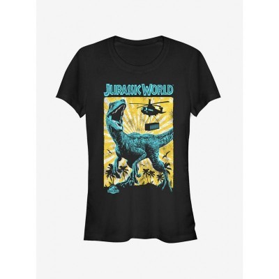 Jurassic World Fallen Kingdom Adventure T-Shirt - Black for Girls