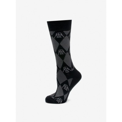 Star Wars Darth Vader Black Argyle Stripe Unisex Socks
