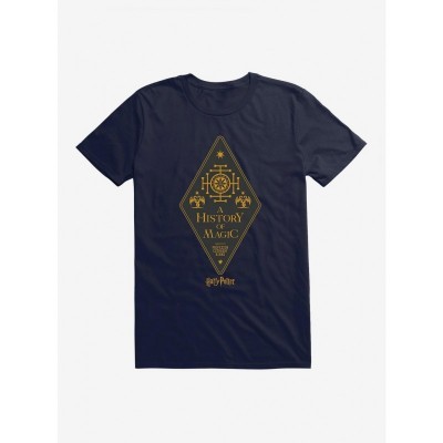 Harry Potter T-Shirt - Unisex Men's History of Magic Blue