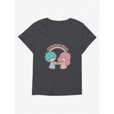 Little Twin Stars Comfortable Plus Size Girls Scoop Neck Tee