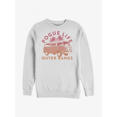Outer Banks Pogue Life Unisex Sweatshirt - White Cotton Blend
