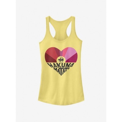 Disney Hakuna Matata Rainbow Tank Top for Girls - Yellow