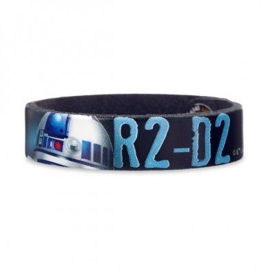 R2-D2 Personalized Leather Bracelet - Unisex Star Wars Accessory
