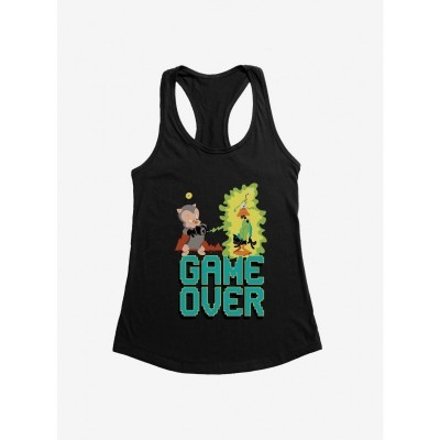 Looney Tunes Girls Cotton Tank Top with Porky Pig & Daffy Duck