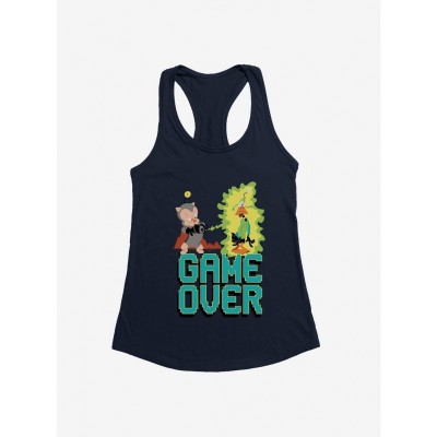 Looney Tunes Girls Cotton Tank Top with Porky Pig & Daffy Duck