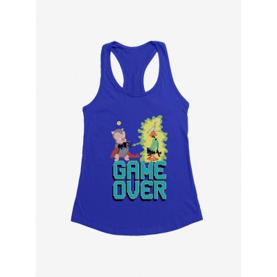 Looney Tunes Girls Cotton Tank Top with Porky Pig & Daffy Duck