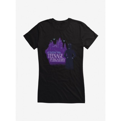 Wednesday Teenage Purgatory Junior Girls Cotton T-Shirt
