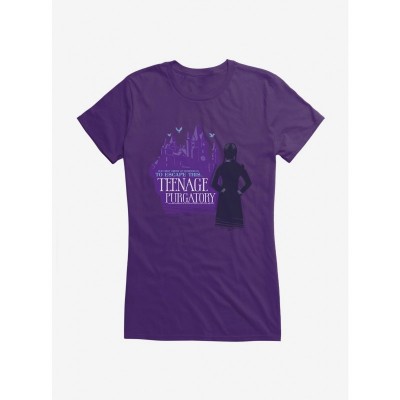 Wednesday Teenage Purgatory Junior Girls Cotton T-Shirt