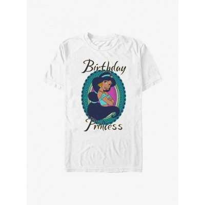 Disney Aladdin Jasmine Princess Birthday T-Shirt - Men's White