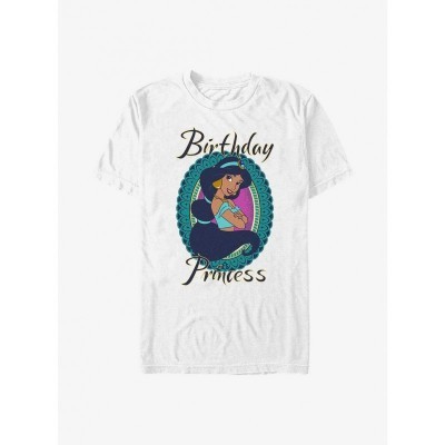 Disney Aladdin Jasmine Princess Birthday T-Shirt - Men's White