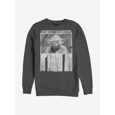 Star Wars Yoda Inspo Crewneck Sweatshirt - Men's Grey