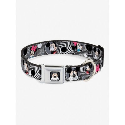 Disney Minnie Mouse Peek-a-Boo Seatbelt Buckle Collar for Dogs