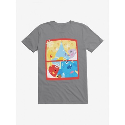 Blue's Clues Snowfall Lightweight Cotton Men's T-Shirt