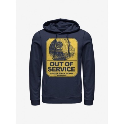 Star Wars Out of Service Navy Blue Unisex Hoodie