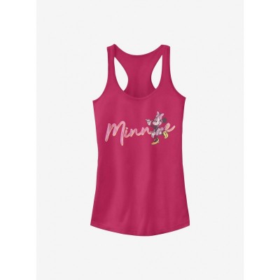 Disney Minnie Mouse Girls Cotton Tank Top - Purple