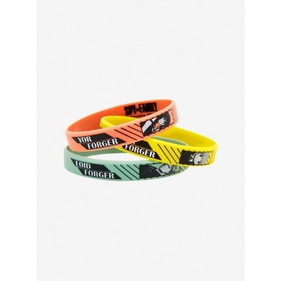 Spy X Family Loid Yor Anya Rubber Bracelet Gift Set