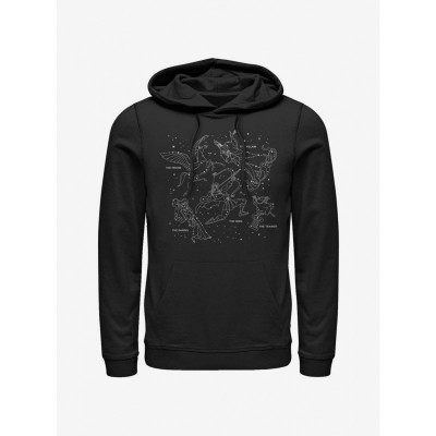 Disney Black Hercules Constellation Men's Hoodie