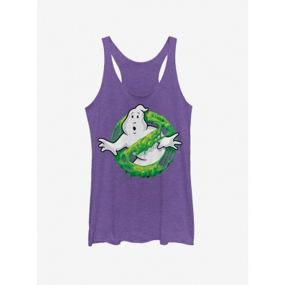 Ghostbusters Purple Slime Logo Tank Top for Girls