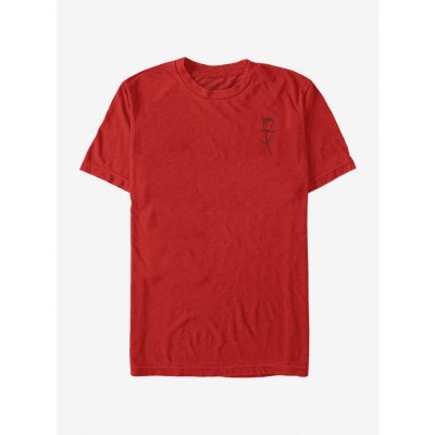 Disney Enchanted Rose T-Shirt for Men - Red