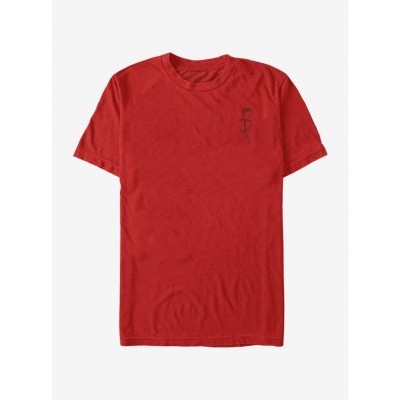 Disney Enchanted Rose T-Shirt for Men - Red