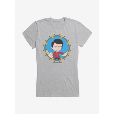 Star Trek Uniform Inspired Scotty Cartoon Tee for Girls