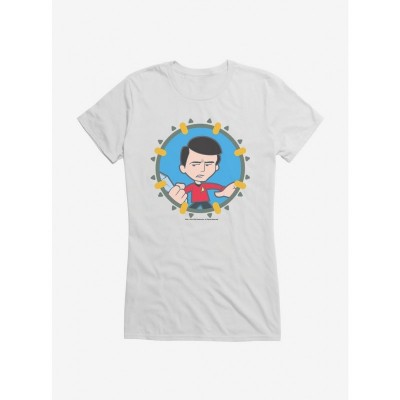 Star Trek Uniform Inspired Scotty Cartoon Tee for Girls