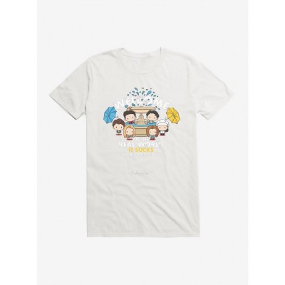 Welcome to the Real World Unisex Cotton T-Shirt
