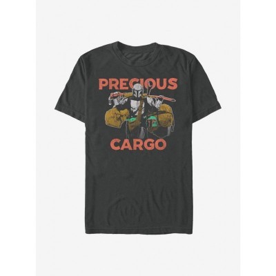 Mandalorian My Precious Cargo T-Shirt - Grey Men's Comfortable Cotton Tee