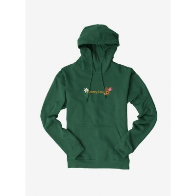 Deery-Lou Unisex Heavyweight Hoodie with Flower Logo