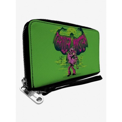 Scooby-Doo Mystery Ghosts Zip-Around Wallet in Premium Vegan Leather