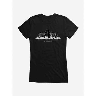 Doctor Who Inspired Dalek Stampede Girls T-Shirt