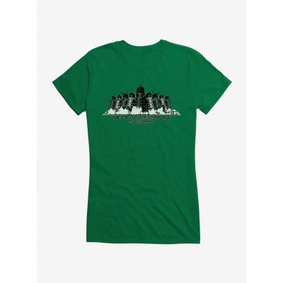 Doctor Who Inspired Dalek Stampede Girls T-Shirt