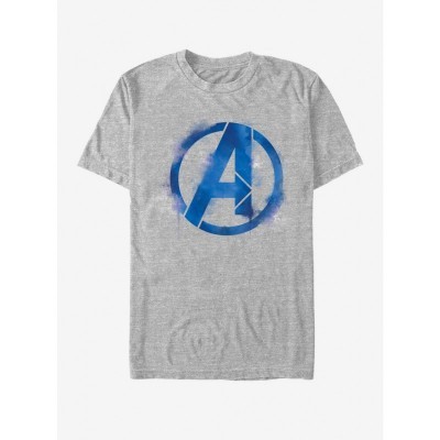 Marvel Avengers Endgame Logo T-Shirt - Grey Men's Comfortable Cotton Blend