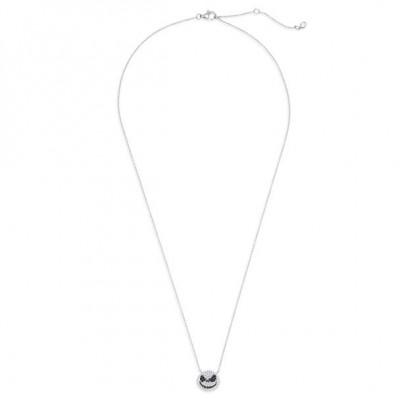Jack Skellington Sparkle Necklace in Sterling Silver by CRISLU for Women