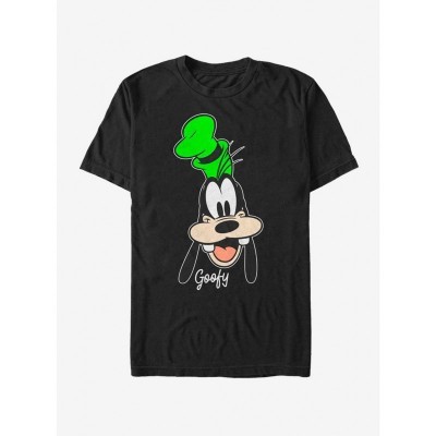 Disney Goofy Big Face Unisex T-Shirt - Black